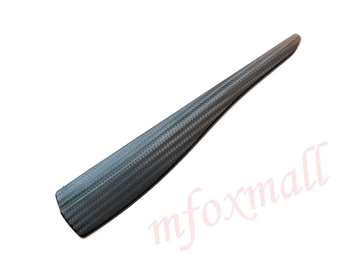 Carbon Fiber Car Bumper Door Edge Anti Scratch Crash Strips Trim Accessory 2PCS