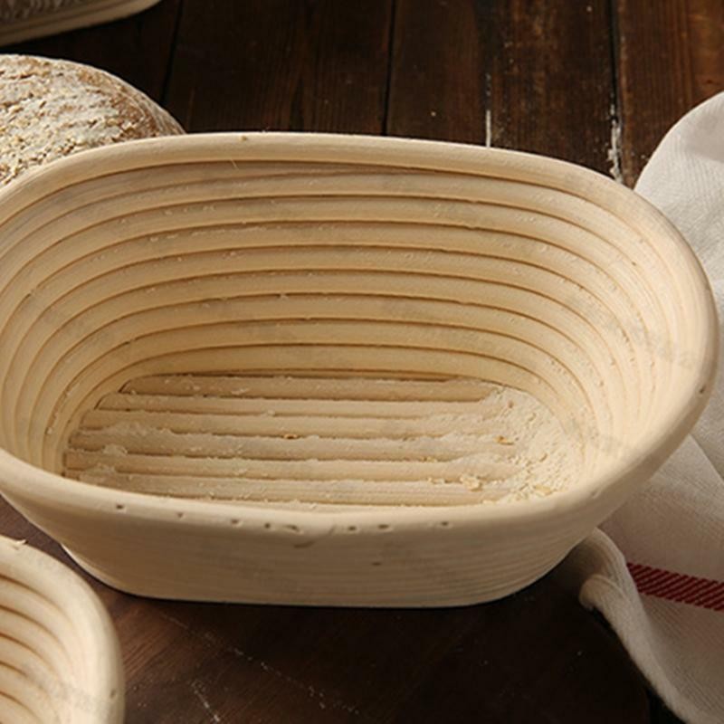 Oval Round Banneton Bread Proofing Proving Basket Storage Hamper Trays Tool S-XL