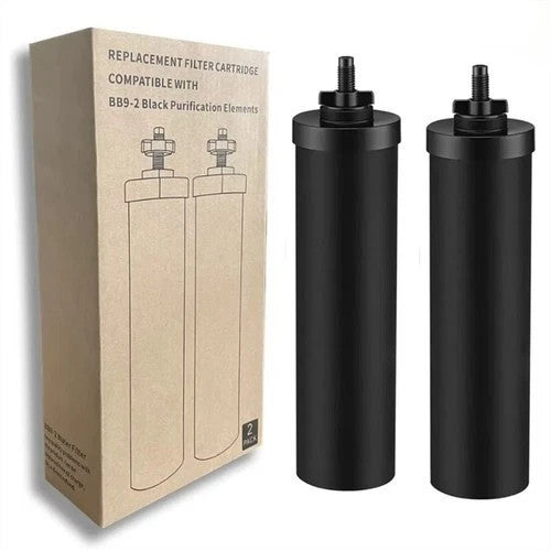 Black Berkey BB9-2 Purification Elements Replacement Water Filter Set of 2 UK