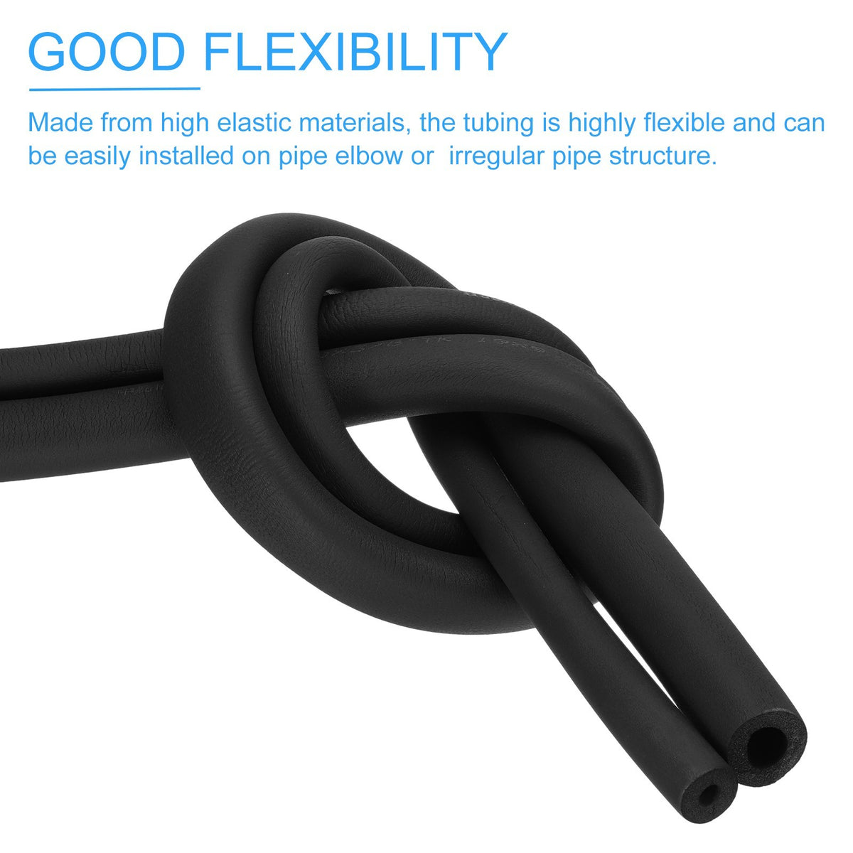 1-1/4"(32mm)x6Ft Pipe Insulation Foam Tube Pipe Cover Wrap Roll Bar Padding