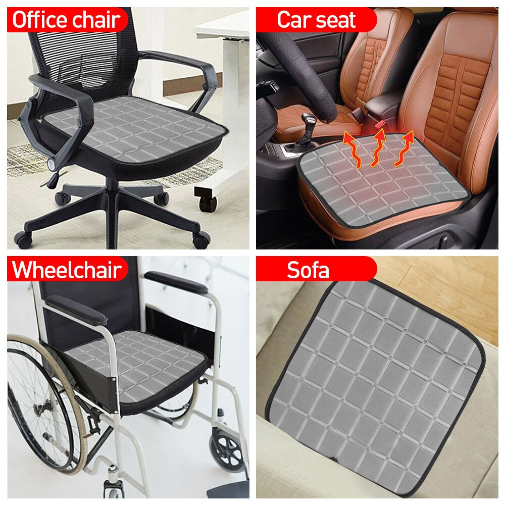12V Car Seat Pad Cushion Cover Electric Heating Heater Warm Heated Mat Universal