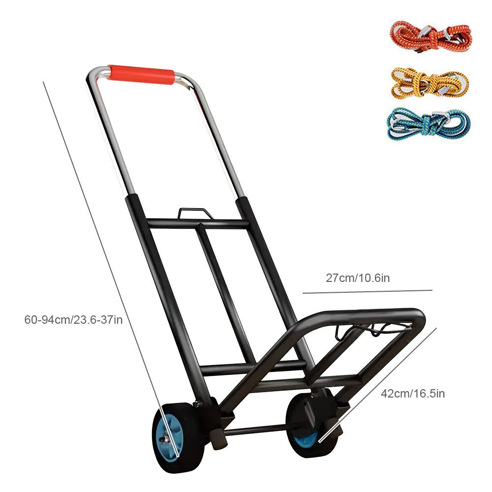 Heavy Duty Folding Lightweight Hand Sack Trolley Cart Wheel Truck Barrow UK NEW