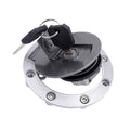 Steel Motorbike Oil Tank Cap With 2 Keys Fuel Cap Motorcycle Gas Tank Cover