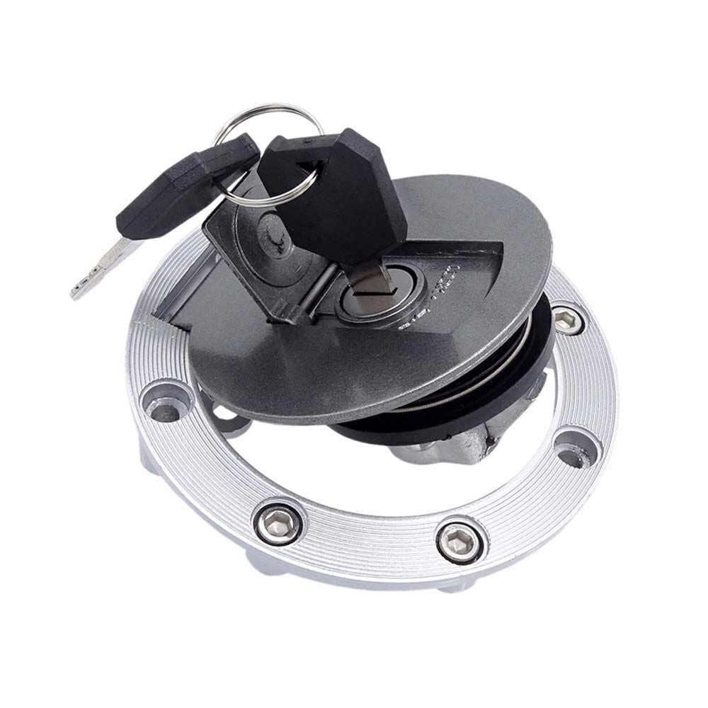 Steel Motorbike Oil Tank Cap With 2 Keys Fuel Cap Motorcycle Gas Tank Cover