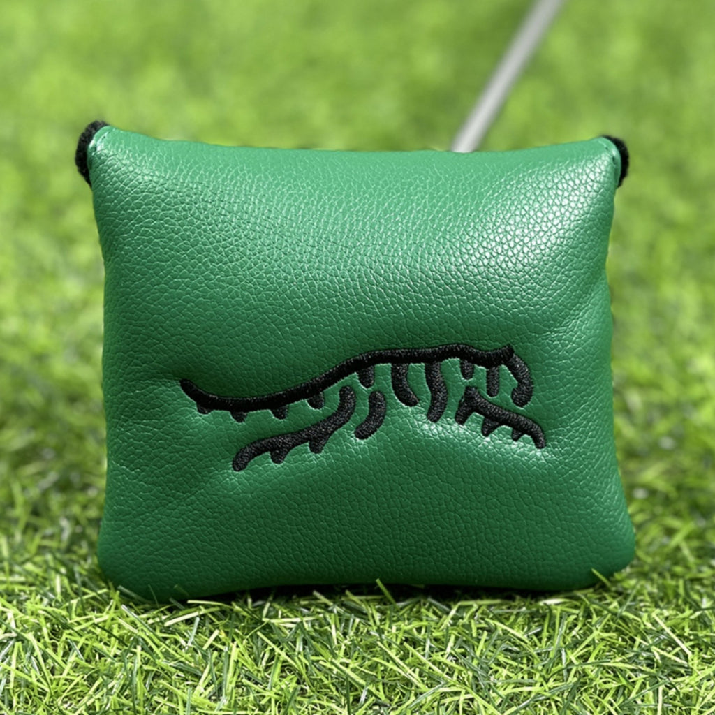 Square Mallet Putter Headcover Leather-Like Square Putter Cover Padded