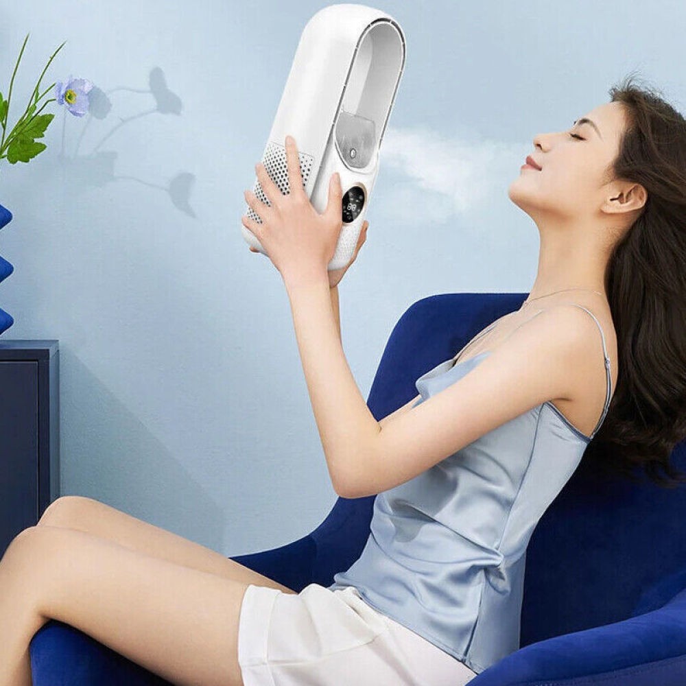 Portable Air Conditioner Cooling Fan, Mini Air Conditioning Unit Quiet 6 Speed