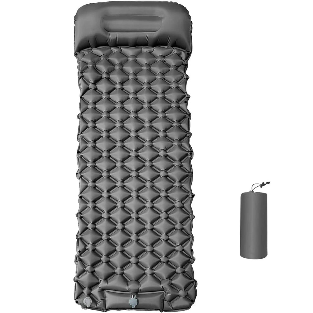 Inflatable Mat Camping Sleeping Self Inflating Air Bed Mattress built in Pump UK