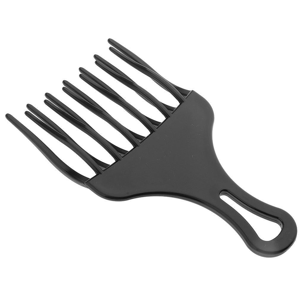 Wide Tooth Afro Hair Pick Comb Braid Styling Lift Hairbrush