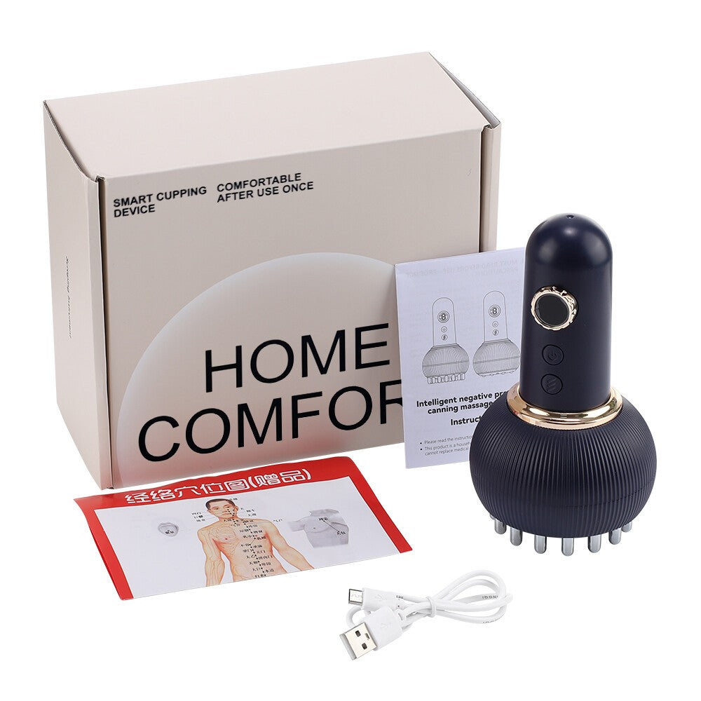 USB Electric Lymphatic Drainage Machine Meridian Body Massage Brush Microcurrent