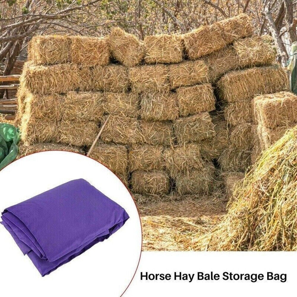 Hay Straw Bale Bag Horse Feeder Riding Gear Bag Carry Storage Waterproof ·