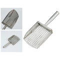 Stainless Steel Sand Scoop Sand Sifter Shovel for Metal Detecting Underwater