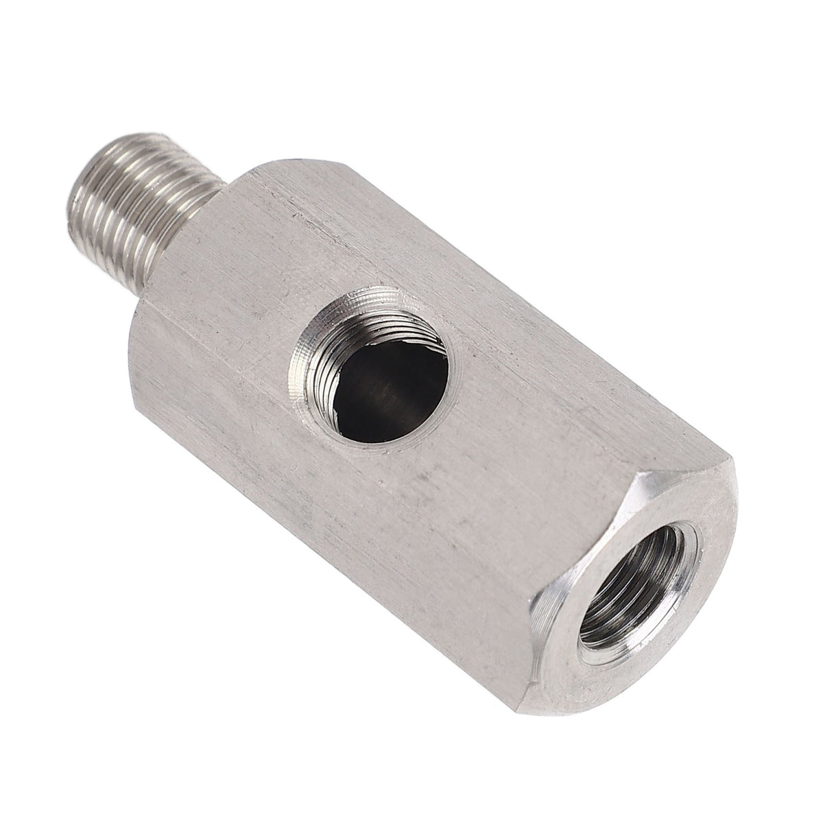 M10x1.0 Oil Pressure Sensor Tee-M10 Adapter Turbo Supply Feed Line Gauge Sta NIU