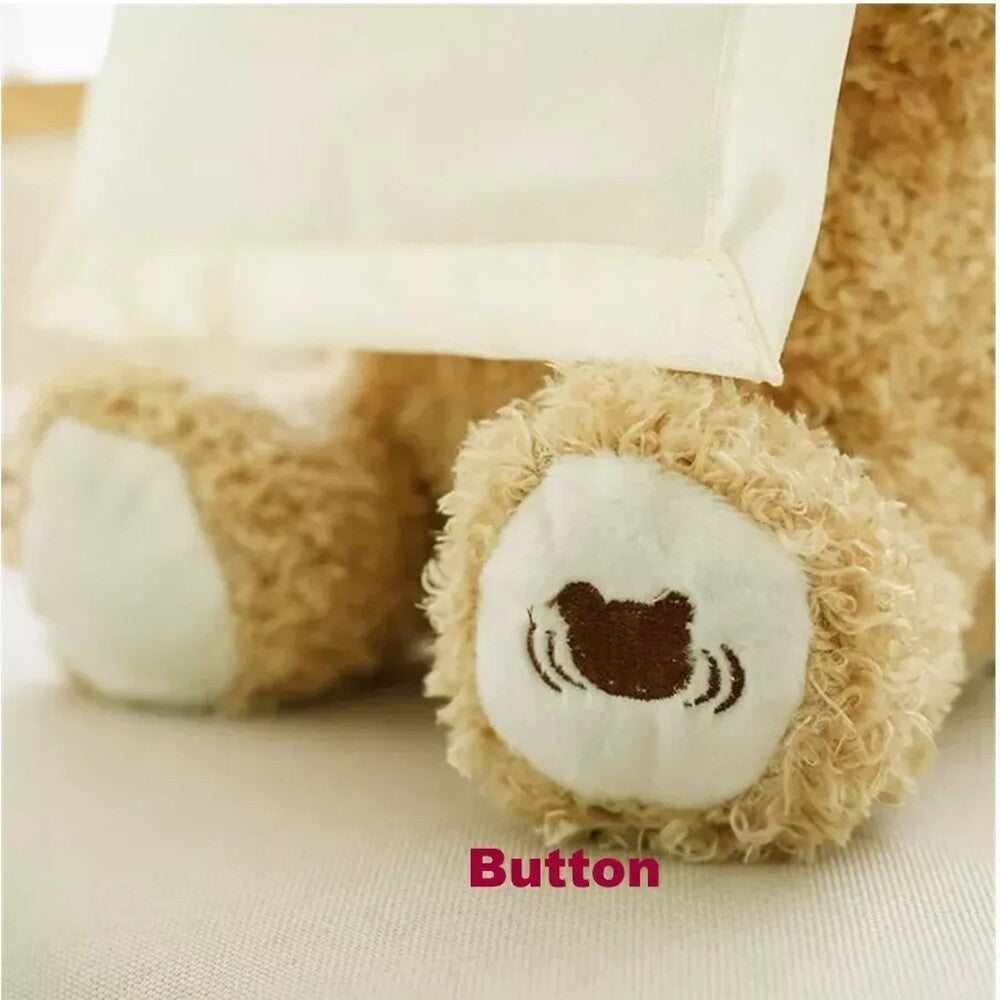 Peek-A-Boo Teddy Bear Plush Interactive Soft Toy Doll Kids Adults Birthday Gift