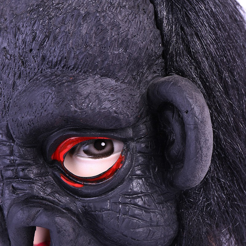 Gorillas Halloween Adult Mask Ape Monkey Mask Rubber Mask Cosplay Costume