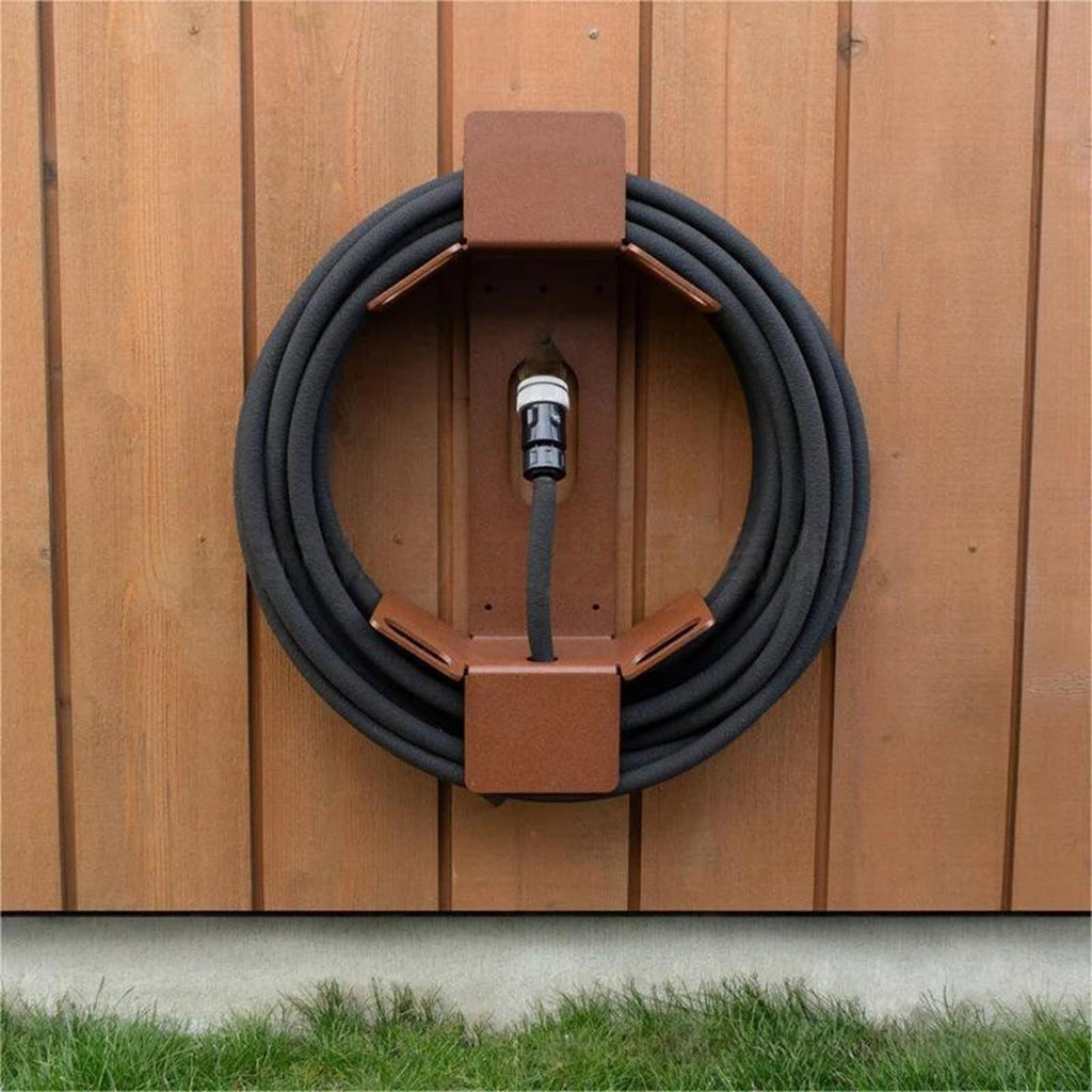 Garden Hose Rack Wall Rack Heavy Duty Metal for Terrace Basement Garage