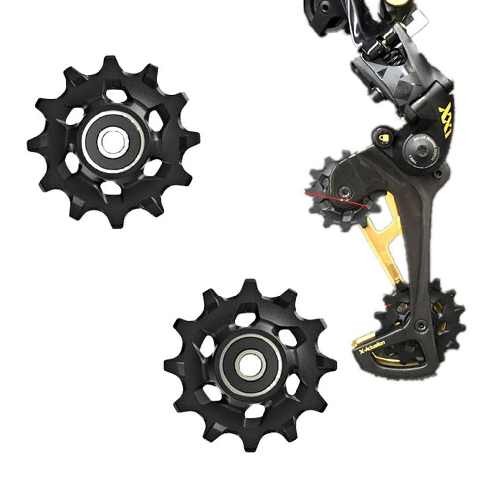 For-11Speed 2*Bicycle Rear-Derailleur Pulley,Wheel 12T
