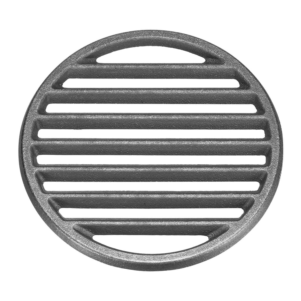 Cast Iron Bottom Fire Grate 5.9" OD Round BBQ High Heat Charcoal Plate