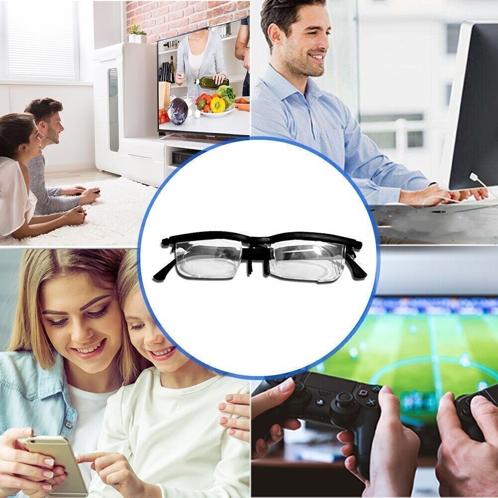 1Pc Variable Lens Adjustable Strength Glasses Presbyopia Eyeglasses -6d to +3D