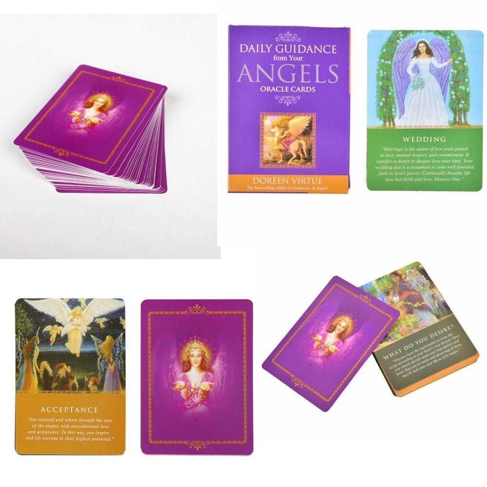 Tarot Cards Daily Guidance Angel Oracle Card Deck Table Game Playing Cards