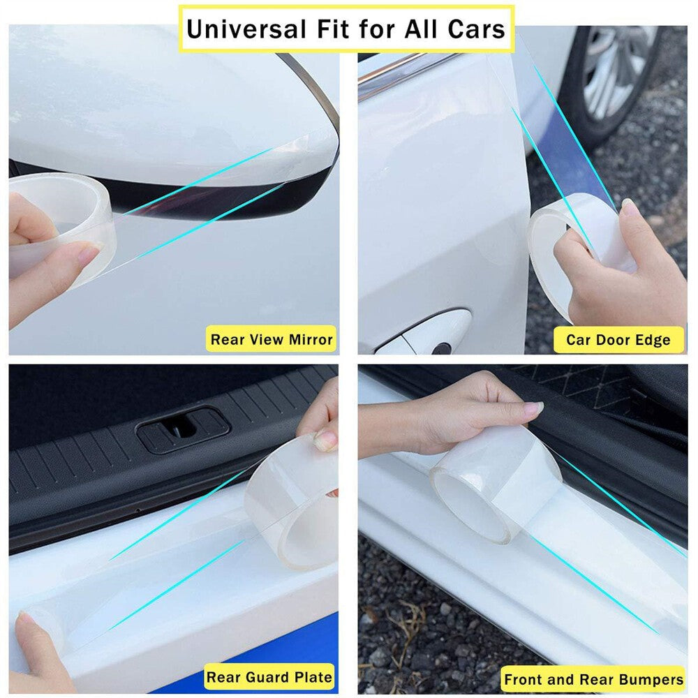 Clear Paint Protection Film Vinyl Wrap Self Adhesive for Car Bike 7CM x 5M UK