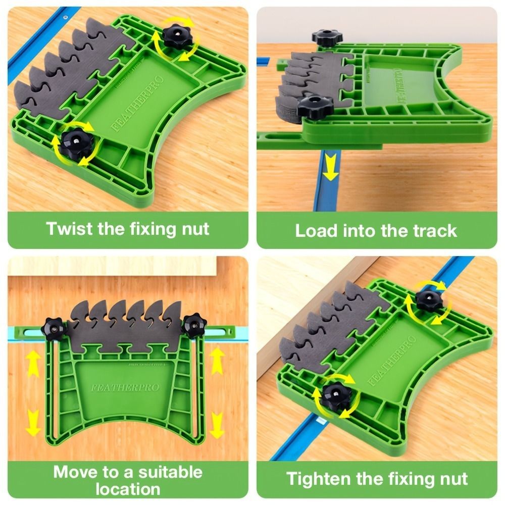 Feather Multi-Purpose Feather Board For Table Saws,Router Tables&Band Saws Tools
