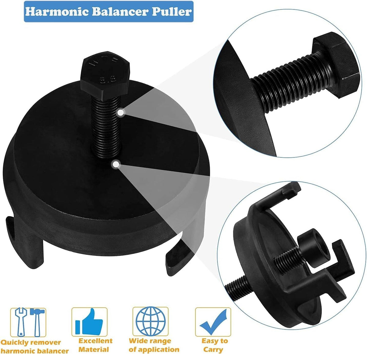25264 Harmonic Balancer Puller 25264 For GM LS Crank Pulley Puller Engine