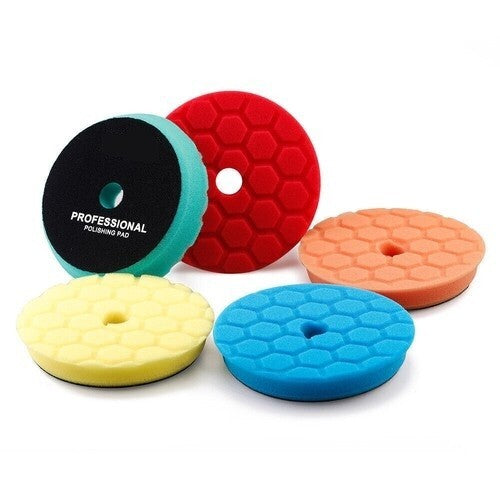 5 Inch 125mm Hex-Logic Polishing Pads For RO DA Polisher Buffing Waxing