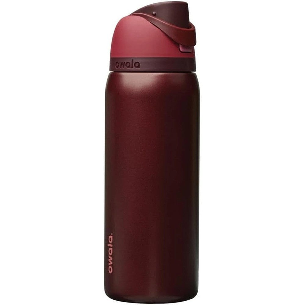 Owala Freesip 32ozInsulated Stainless Steel Water Bottle - Black Cherry