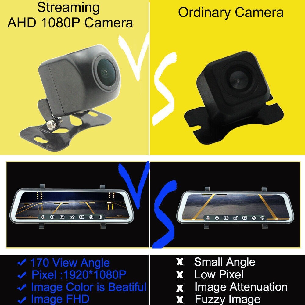 1080P Car Reversing Camera 2.5mm 4 Pin Rear View for Streaming Media Dash Cam