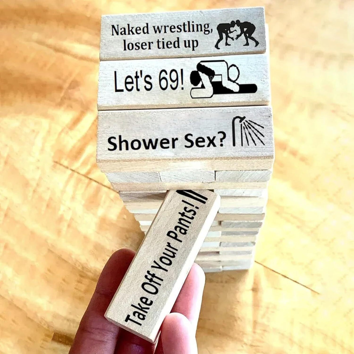 Super Naughty Block Tower Game For Adults Couple Activities & Date Night Ideas