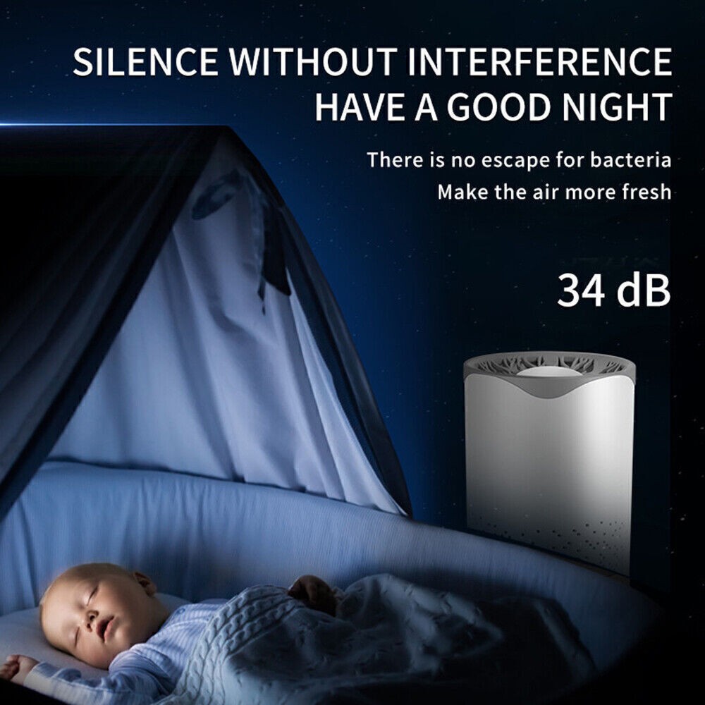 For Large Room Medical Grade HEPA Air Purifier Smoke Odor Pet Home Air Purifiers