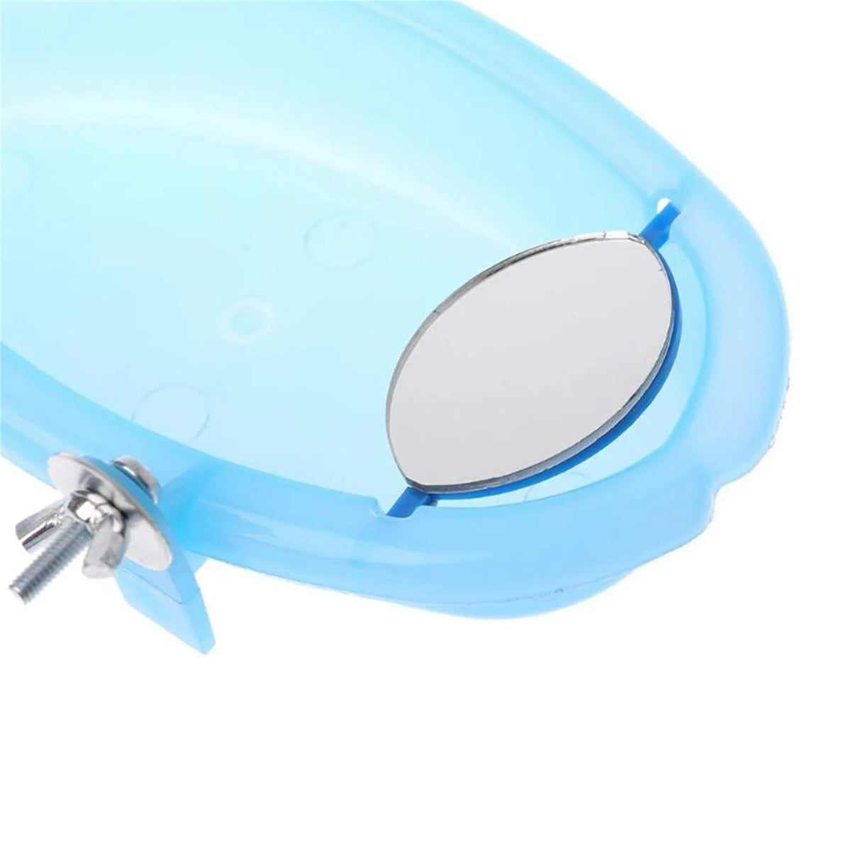 Bird Water Bath Tub for Pet Cage Hanging Bowl Parrot Parakeet Bird Bath+Mirror