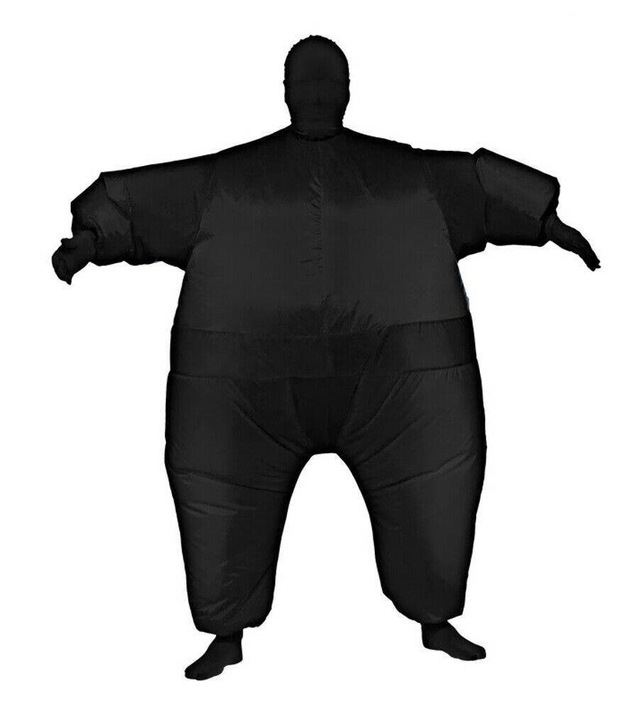 Adult Inflatable Suit Fat Suit Costume Fat Chub Sumo Blow Up Fancy Dress Costume