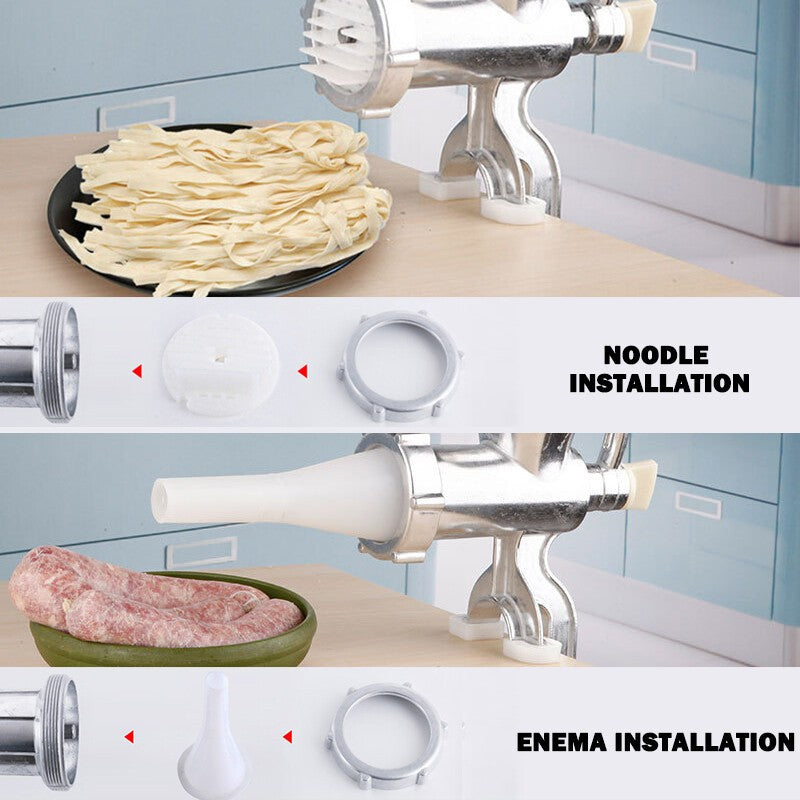 Meat Grinder Manual Sausage Machine Hand Crank Minced Meat Sausage Filler Tool