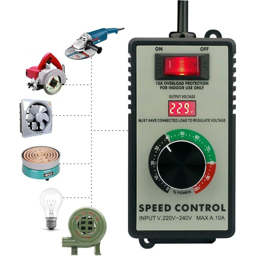 C220 to 240V 4000W AC Motor Speed Controller Electric Fan Variable Speed Contro