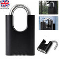 Large Heavy Duty Combination Padlock Outdoor, [Anti-Cutting] [Waterproof]