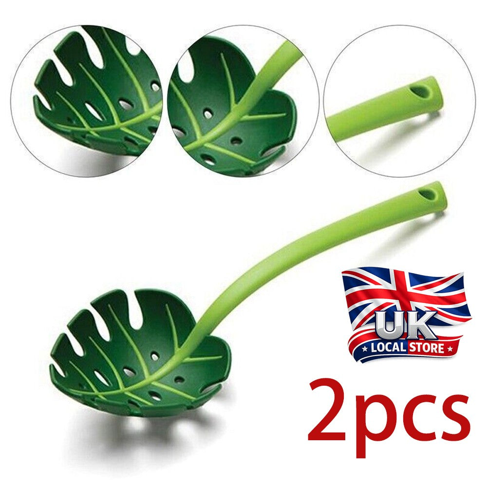 Jungle Spoon Monstera Ladle by BPA-Free Kitchen High Heat