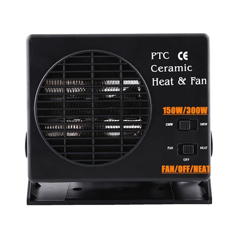 300W/150W DC 12V Switch Ceramic Car Fan Heater Heating Warmer Defroster Demiste