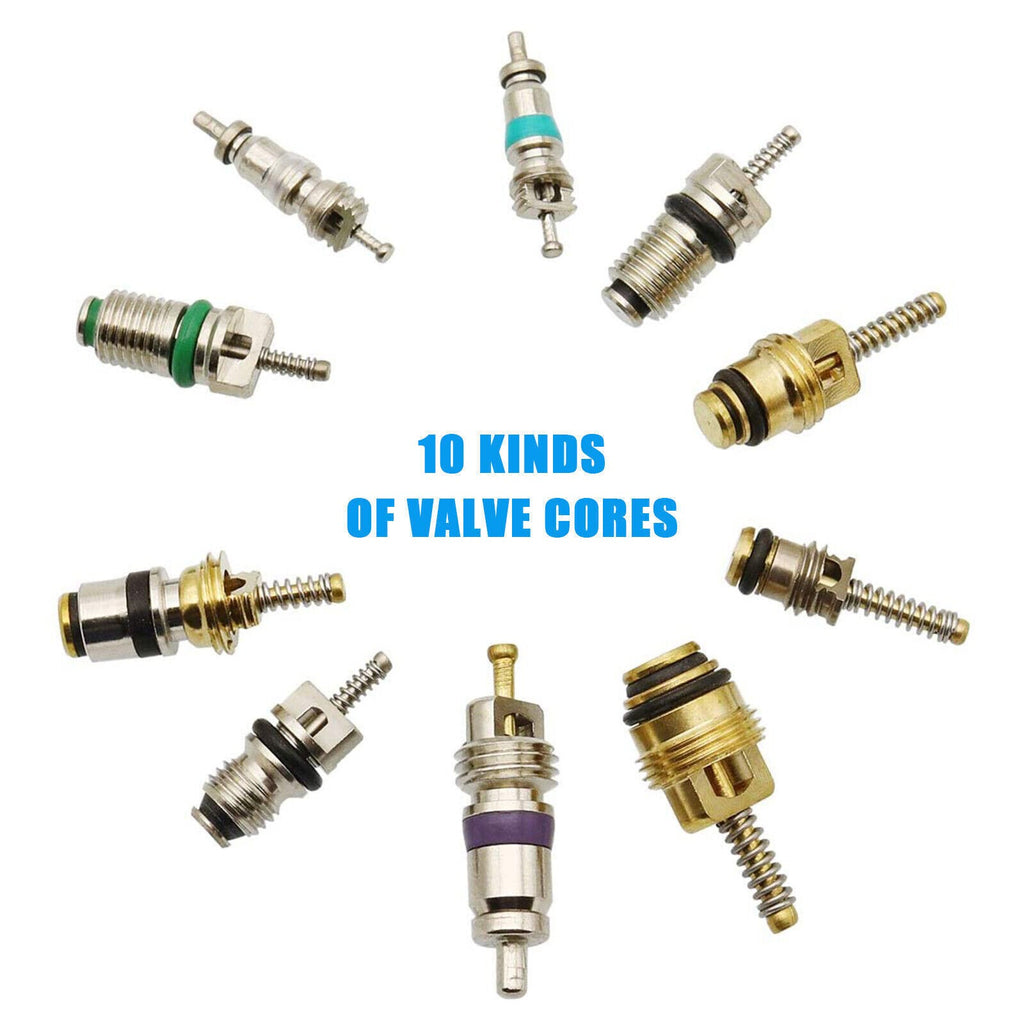 102pcs/Set R134a Car A/C Air Conditioning Valve Cores Auto Car Air Con Tool
