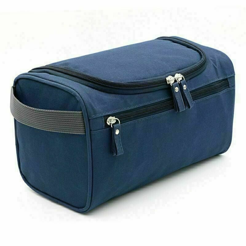 UK Mens Travel Wash Bag Hanging Toiletry Large Capacity Shaving Gym Makeup Bag