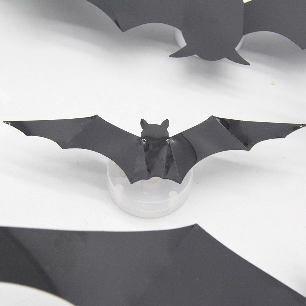 Halloween Bats Wall Decor Halloween Decorations 3D Realistic Bat with LED Lights