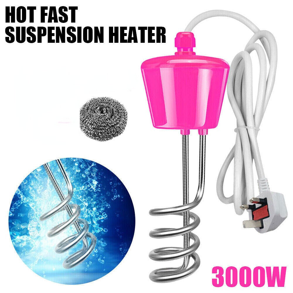 UK Plug 3000W Heating Element Suspension Boiler Water Immersion Heater Bathroom