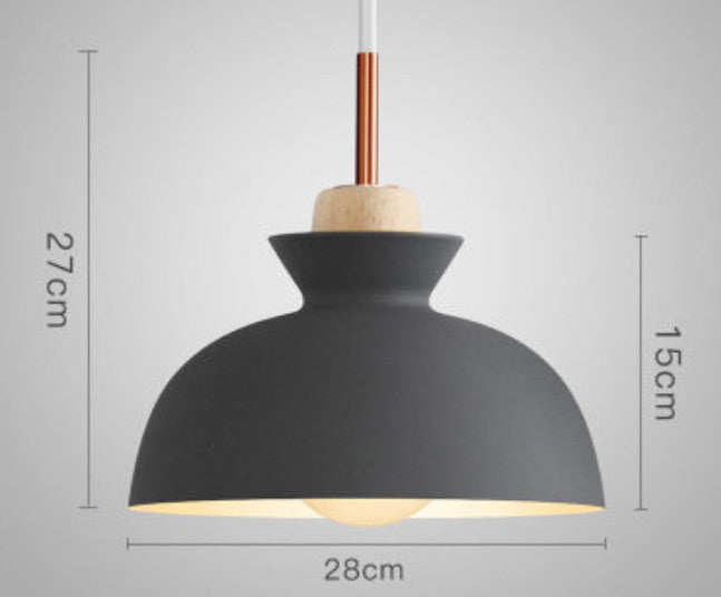Wood Pendant Light Home Lamp Aluminum Chandelier Lighting Kitchen Ceiling Lights