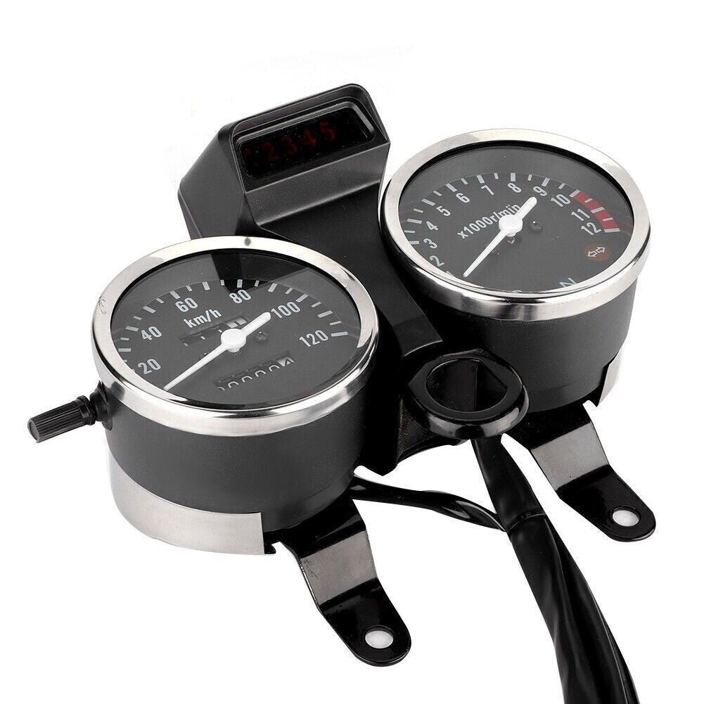 Motorcycle Modified LED Speedometer Odometer Tachometer Gauge for Suzuki GN125