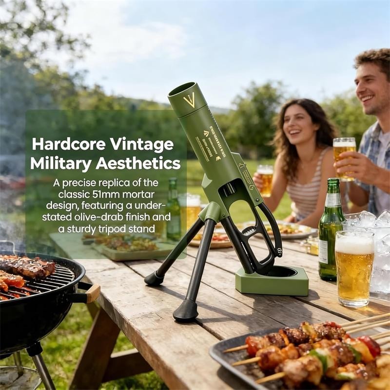 Beer Bottle Mortar Bottle Opener 70mm Mortar Beer Bottle Opener Heavy-Duty