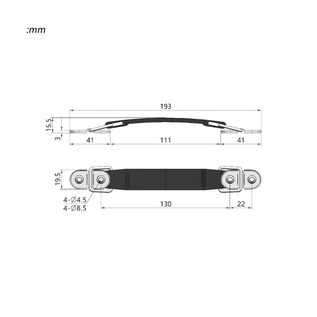 Pull Handle Replacement Handle Grip for Trolley Hard Case