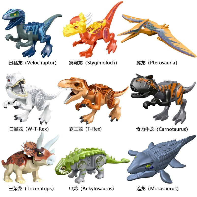 20Pcs Dinos fit Jurassic World Lego Dinosaur Tyrannosaurus TRex Park Raptor