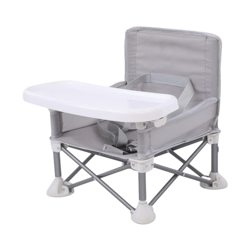 Baby Seat Booster Toddler Dining Seat Baby Camping Chair with Tray Folding Chair