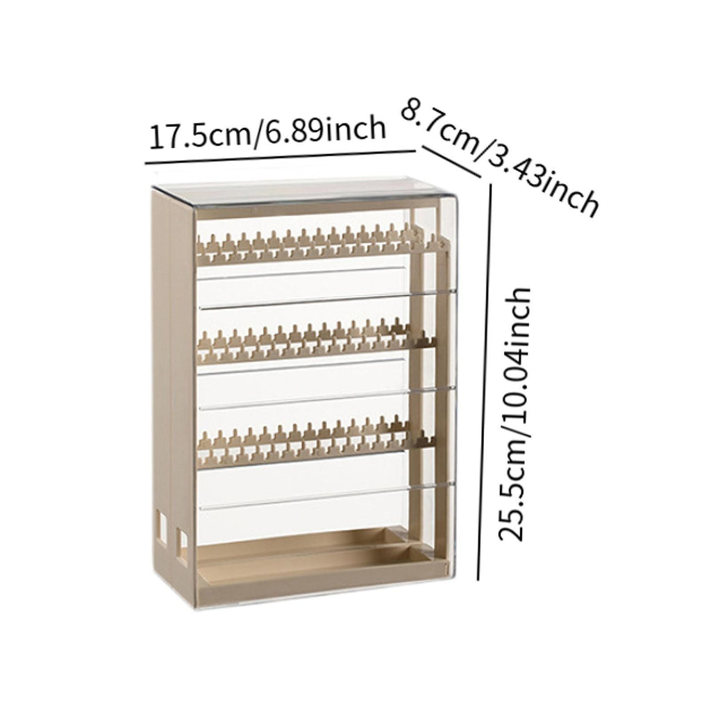 Transparent Jewelry Storage Box Jewellery Storage Rack Dustproof Jewelry Tower