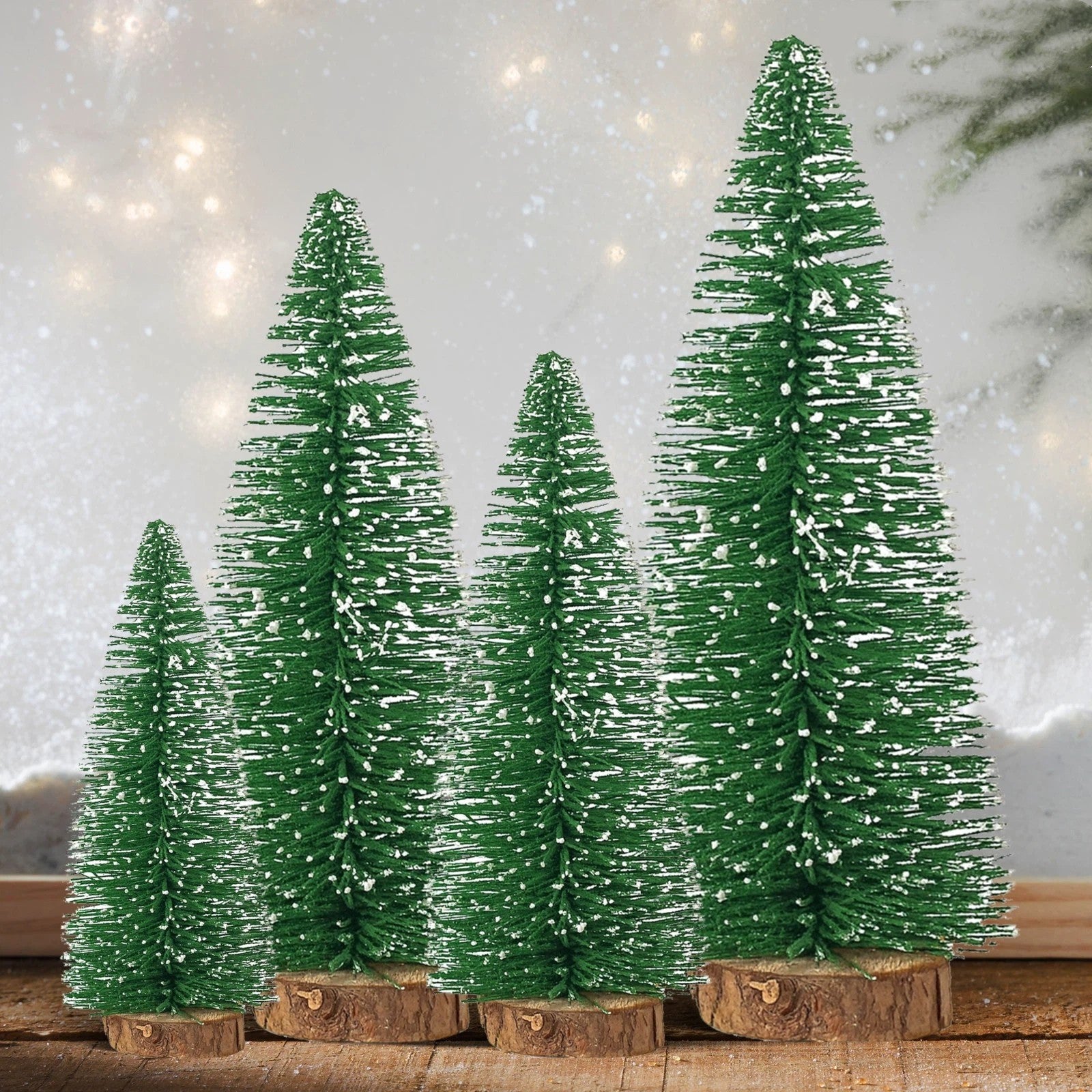Desktop Decor Mini Christmas Tree Table Top Small Pine Tree Xmas Green for Decor
